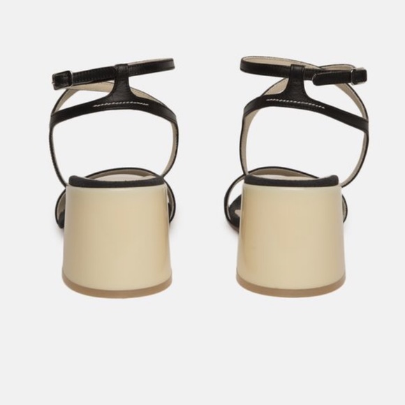 Mm6 calfskin and canvas sandals, NWT, sz 38 - Picture 5 of 11